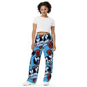 All-over print unisex wide-leg pants